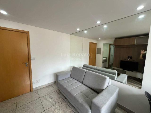 Apartamento mobiliado para locação, 1 quarto, 40m² de área na Savassi