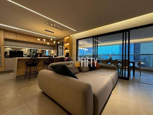 Apartamento mobiliado pronto para morar no Brooklin ! 178m com 4 dormitorios 3 suites 3 vagas !