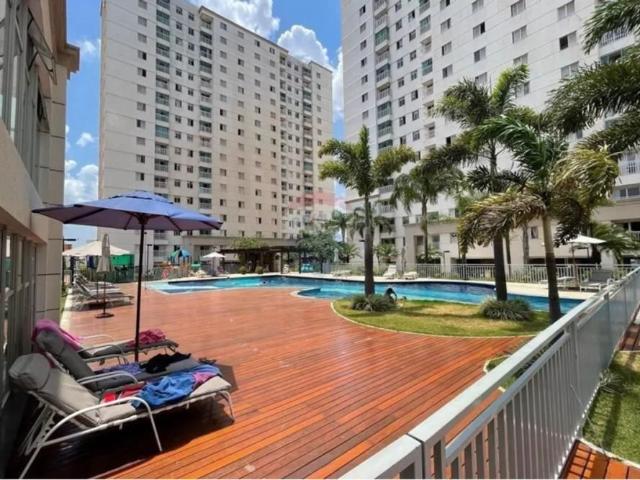 Apartamento mobiliado Residencial Ventura, Samambaia Sul, 60m², 2 quartos com suíte e lazer completo