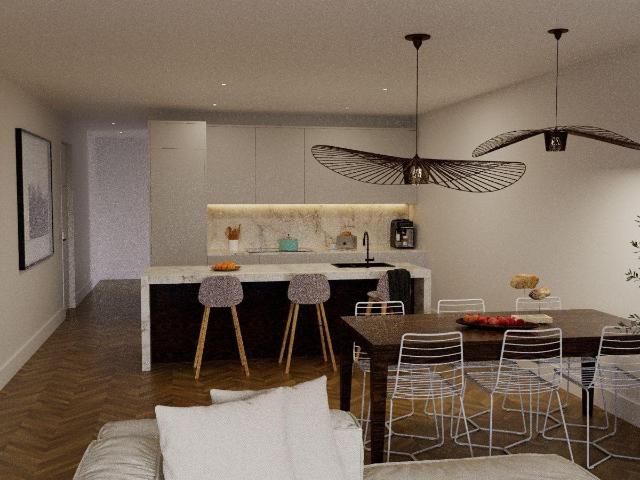 Apartamento moderno en Hondón de las Nieves con vistas a viñ. 126m² El fondo