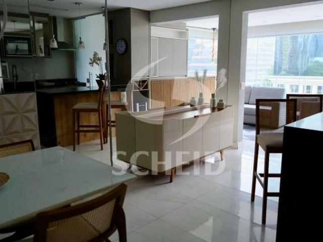 Apartamento na Vila Nova Conceição com 1 quarto, sendo 1 suíte, 54m²