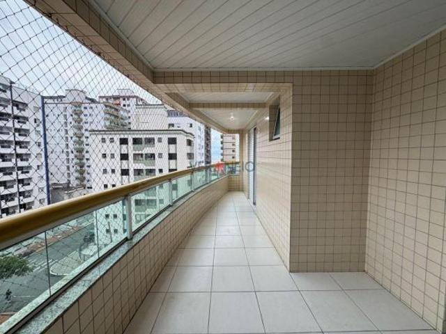 Apartamento na Ocian em Praia Grande SP, 2 dormitórios com vista mar