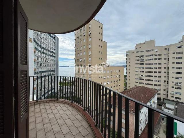 Apartamento na Ponta da Praia com varanda e vista para o mar