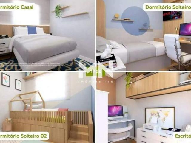 Apartamento na planta à venda, 2 quartos, 1 suíte, 1 vaga, Caguassu Sorocaba/SP