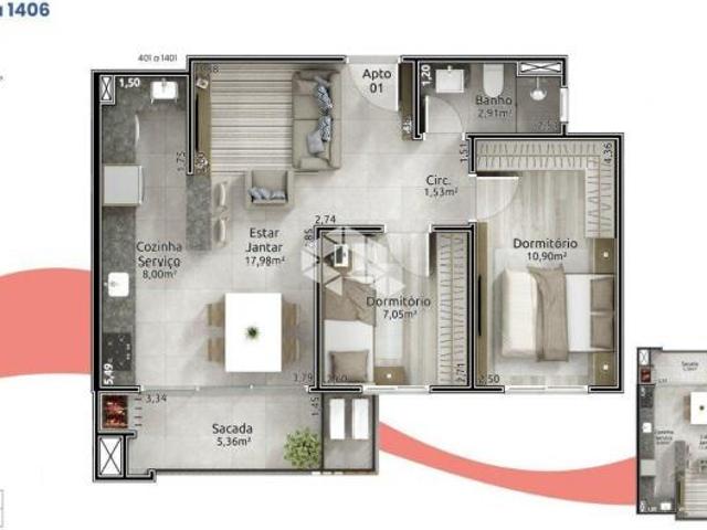 APARTAMENTO NA PLANTA NO SANTO INÁCIO