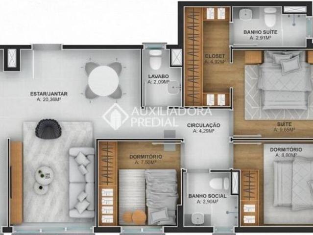 Apartamento no bairro Vila Rosa