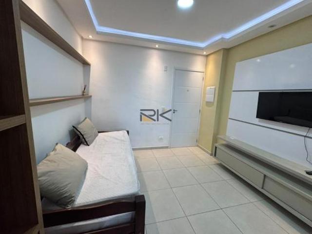 APARTAMENTO NO PEREQUE AÇÚ com 2 dormitório,1 vaga de garagem,sala de estar e jantar e varanda gourm