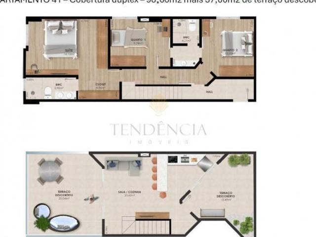 Apartamento no Prince Batel com 2 quartos à venda, 54,63 m2, CURITIBA PR