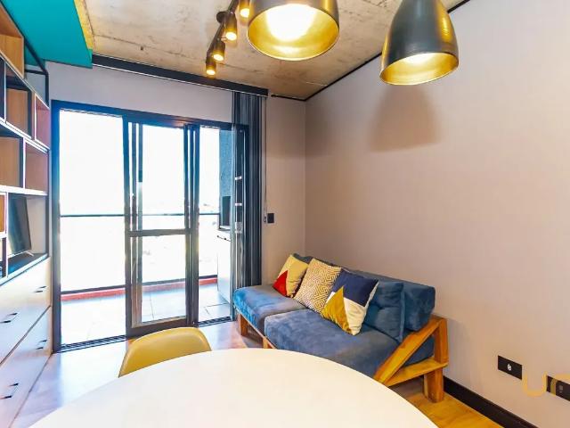Apartamento no Rebouças de 46 m² com 1 quarto