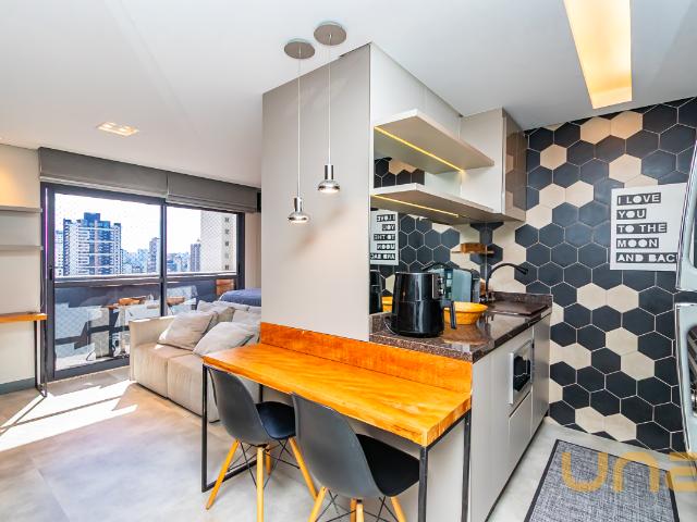 Apartamento no Rebouças de 57.51 m² com 1 quarto