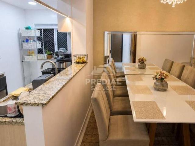 Apartamento novo mobiliado com 54m² no Jardim Satélite com planejados, sacada e lazer completo – Res