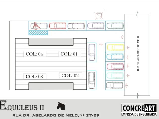 Apartamento novo no Ed. Equuleus II no Jóquei Clube | Campos