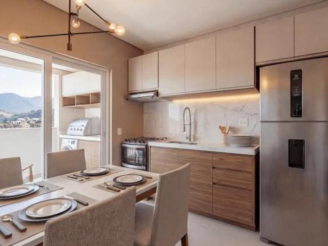 Apartamento Novo a 3 min da Av. Andrômeda e 10 min do Vale Sul: 2 Dorms c/ Lazer de Clube Equipado