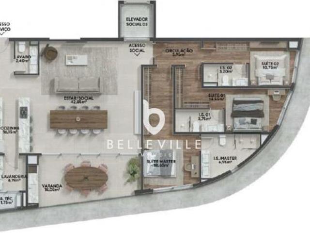 Apartamento novo com 2 sutes 2 vagas na Agua verde