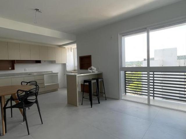 Apartamento novo, semimobiliado, 1 dormitório, no Centro da cidade!