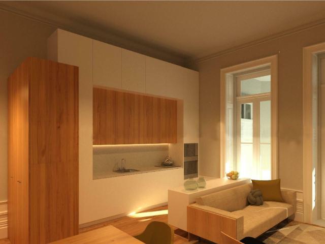 Apartamento T0+1 com jardim exclusivo, Porto 76m² Bonfim