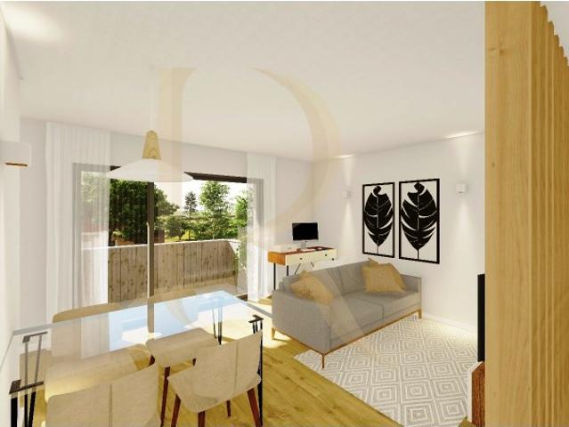 Apartamento novo T2+1 com varanda e sótão na Quinta do Conde
