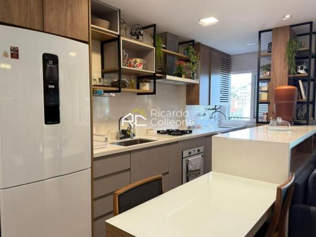 Apartamento NOVO, 75m2, 2 Quartos, 1 Vaga, Mobiliado. Condomínio Trebbiano Ecoville
