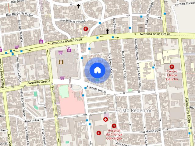 Apartamento para aluguel, 3 quartos, 1 vaga, Cristo Redentor Porto Alegre/RS