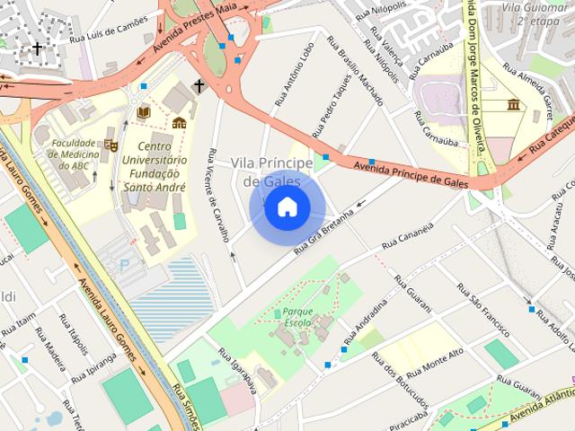 Apartamento para aluguel 2 quartos 1 vaga Príncipe de Gales Santo André SP