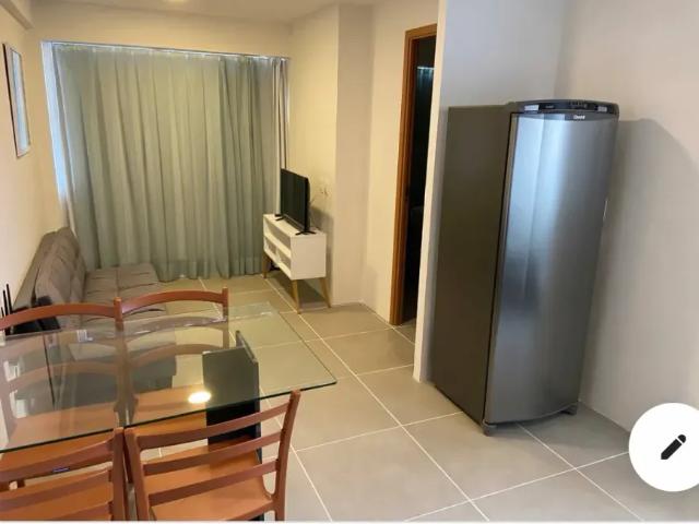 Apartamento quarto e sala com mobilia
