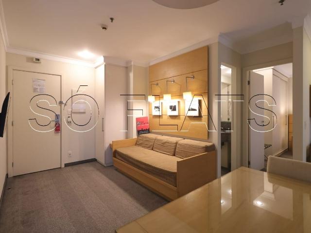 Apartamento para Aluguel com 1 quartos, 44 m² por R$ 4.200
