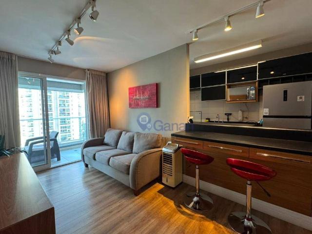 Apartamento para Aluguel com 1 quartos, 50 m² por R$ 5.000
