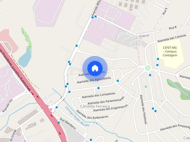 Apartamento para Aluguel Cabral, 2 Quartos, 45 m² Contagem