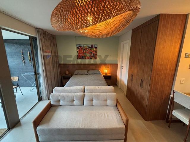 Apartamento para Aluguel no Beach Class Salvador Ondina | 1/4 Mobiliado | Frente para a Praia