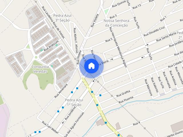 Apartamento para Aluguel Pedra Azul, 2 Quartos, 45 m² Contagem