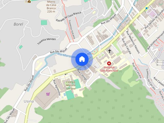 Apartamento para Aluguel Tijuca, 1 Quarto, 320 m2 Rio de Janeiro