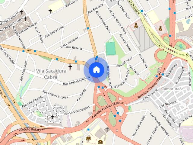 Apartamento para Aluguel Vila Aquilino, 1 Quarto, 34 m² Santo André