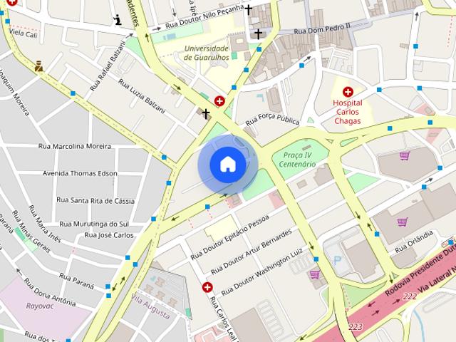 Apartamento para Aluguel Vila Augusta, 1 Quarto, 34 m² Guarulhos