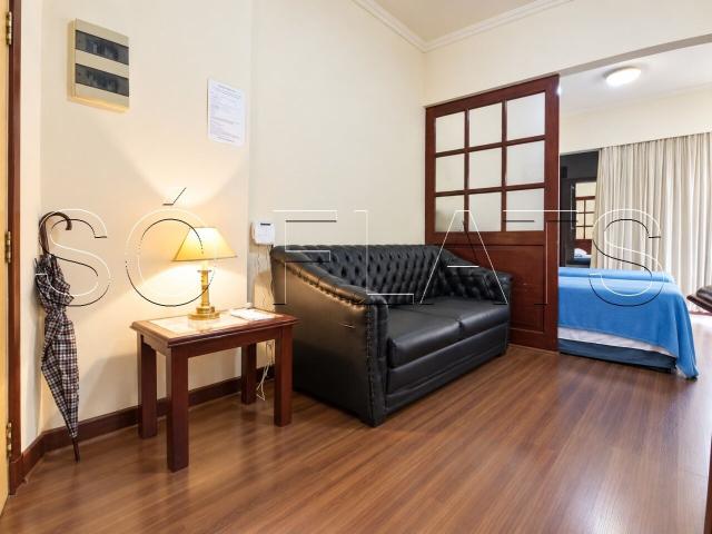 Apartamento para alugar com 1 quarto e 30 m² por R$ 1.959/mês