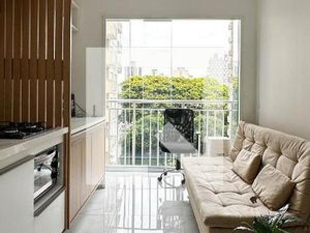 Apartamento para alugar com 27m², 1 quarto e sem vaga
