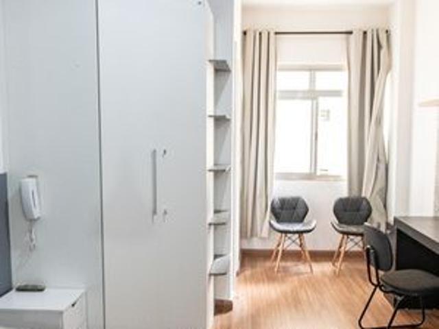 Apartamento para alugar com 35m², 1 quarto e sem vaga