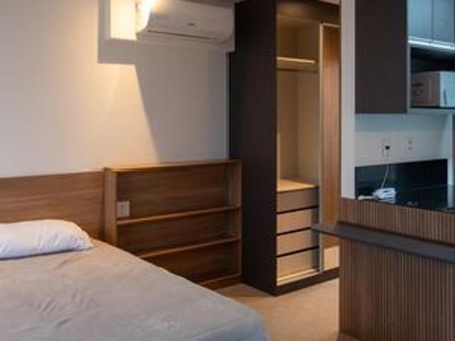 Apartamento para alugar com 37m², 1 quarto e 1 vaga