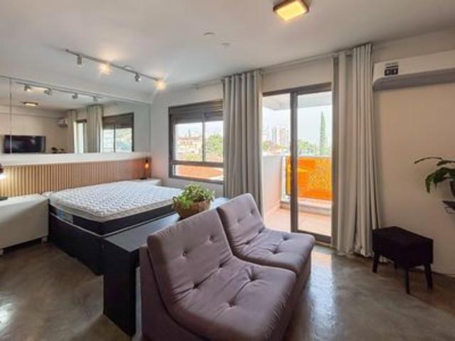 Apartamento para alugar com 43m², 1 quarto e 1 vaga