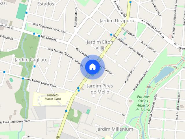 Apartamento para alugar em Jardim América de 57.00m² com 1 Quarto e 2 Garagens