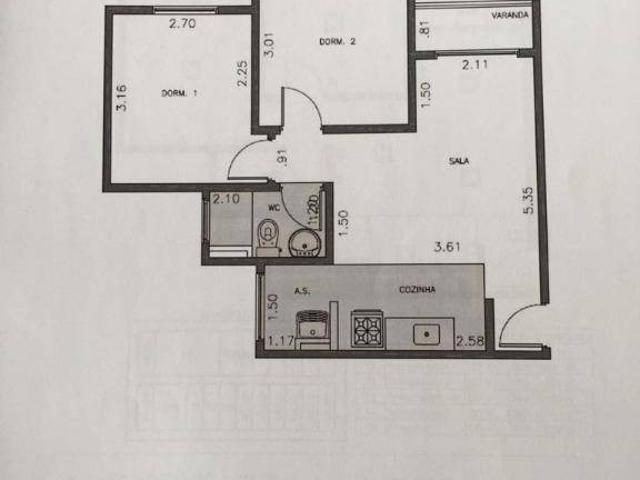 Apartamento para Alugar, Jardim Primavera, Boituva, 47m² área util, R$ 1.100 | PI: 2296971