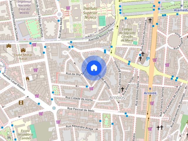 Apartamento para amigos a 3 minutos do IST
