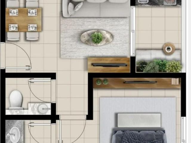 Apartamento para Locação em Atibaia/SP Atibaia Jardim 2 Quartos