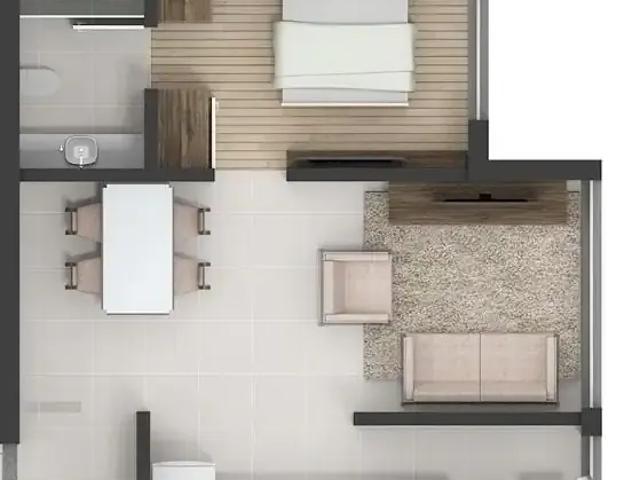 Apartamento para Locação em Bento Gonçalves/RS São Francisco 1 Quartos