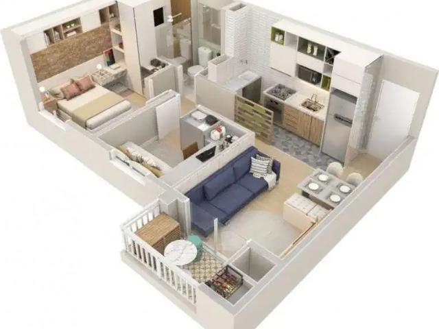 Apartamento para Locação em Blumenau/SC Itoupava Central 2 Quartos