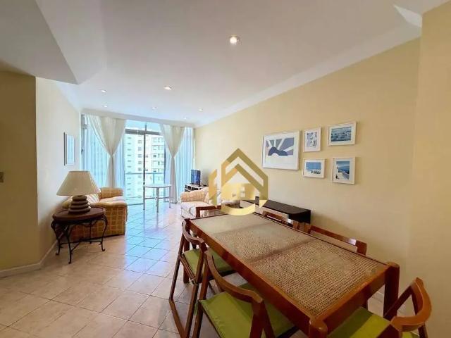Apartamento para Locação em Guarujá/SP Pitangueiras 3 Quartos