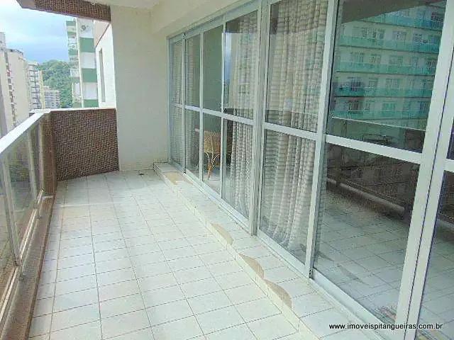 Apartamento para Locação em Guarujá/SP Pitangueiras 3 Quartos