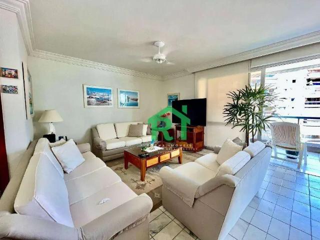 Apartamento para Locação em Guarujá/SP Pitangueiras 3 Quartos