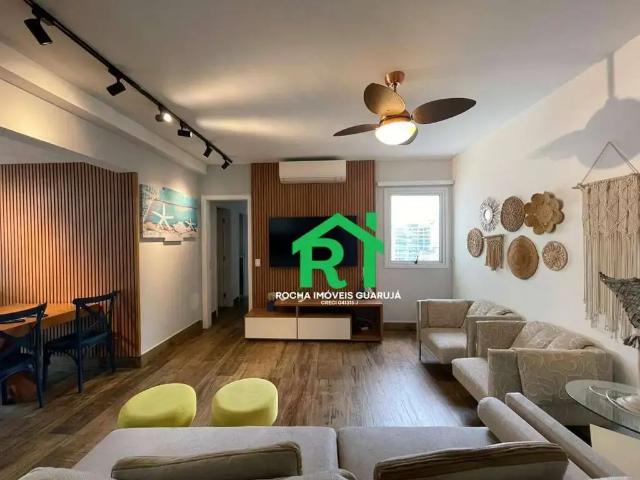Apartamento para Locação em Guarujá/SP Pitangueiras 3 Quartos