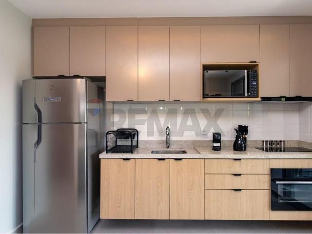 Apartamento para locação em Higienópolis com 50m², mobiliado, varanda e 1 vaga