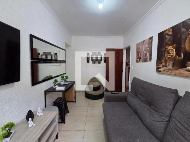 Apartamento para Locação em Praia Grande/SP Vila Caiçara 1 Quartos